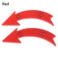 2 Pcs Road Bike Bicycle Reflector Cycling Arrow Shape Safe Warning Accessories.