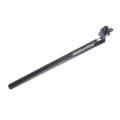 Aluminum Alloy Bike Seatpost 27.2  Lengthened Seat Posts Tube Extra Long Seat Post for MTB Mountain Road Bicycle (Black). 