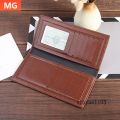 【Wallet Boys Wallet Men's Wallet Wallet Men's New Long Wallet Soft Leather Multiple Card Slots Wallet Simple Fashion Youth School Bag.