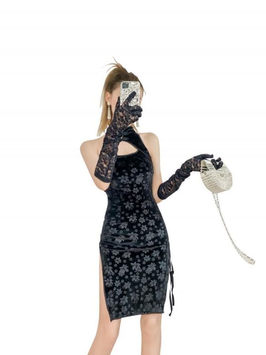 Costume%20Women's%20Sexy%20Nightclub%20Clothing%20Hollow%20Cheongsam%20Night%20Show%20Group%20Dance%20Team%20Custume%20for%20Lead%20Dancer%20-%20Image%205