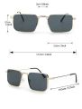 Square Metal Frame Sunglasses - Stylish Shades for All Occasions. 