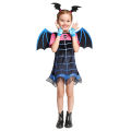 Halloween Vampire Disguise Clothing Child Disney Junior Vampirina Dress with Wings Gloves Girls All Saints' Day Kids Costume.
