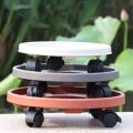 Rolling Potted Stand Heavy Duty Mobile Flower Pot Stand Universal Casters Round Flower Pot Wheels Thickened Movable Flower Pot Rack Office.