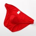 Cool Ice Silk Low-rise Underwear Men's Solid Smoth Seemless Briefs Soft Bugle Pouch Panties Comfortable Breathable Bikini.