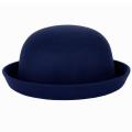 Blue Synthetic Dhoom 3 Bowler Felt Round Hat For Men.