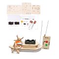 DIY Science Toys Remote Control Boat Kids STEM Educational Experiment Puzzle Toy For Children Development.