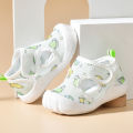Baby sandals, men's summer walking ages 0-1-2, anti slip soft soled mesh shoes, female baby shoes. 