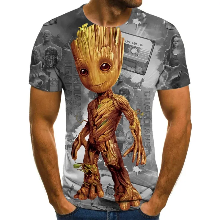 Summer%20T-shirt%20men%20Groot%20Fun%20Tee%20Fashion%20Harajuku%20Streetwear%20Hop%20Casual%20Cartoon%20Anime%20T-shirt%20Men%20-%20Image%203