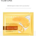 VERFONS Golden+Green Snail Crystal Eye Mask Wrinkle-free Eye Mask is gentle and non-irritating..