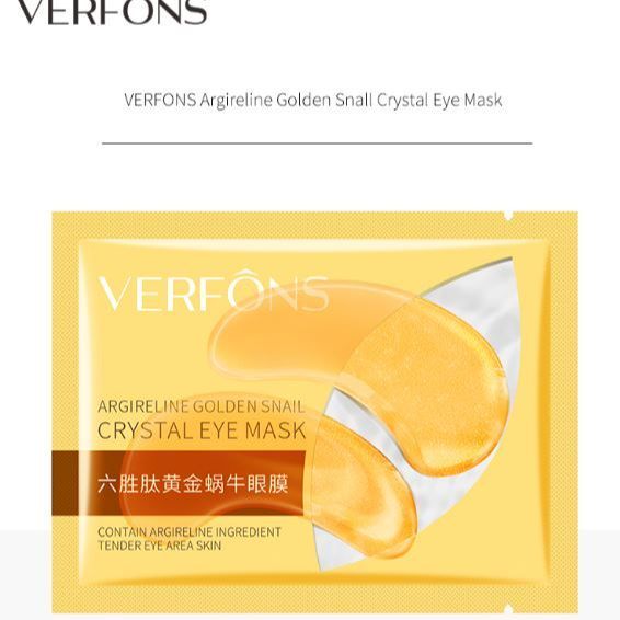 VERFONS%20Golden+Green%20Snail%20Crystal%20Eye%20Mask%20Wrinkle-free%20Eye%20Mask%20is%20gentle%20and%20non-irritating.%20-%20Image%203