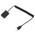 BRADOO 5X USB Charging Cable NP-FW50 Dummy Battery Spring Wire for Sony A7 A7R A7S A7M A7II A7S2 A7M2 A7R2 A6500 DC Coupler.