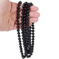 Necklaces Fashion Faux Pearls Long Pearl Necklace (Black) - Necklace For Girls.