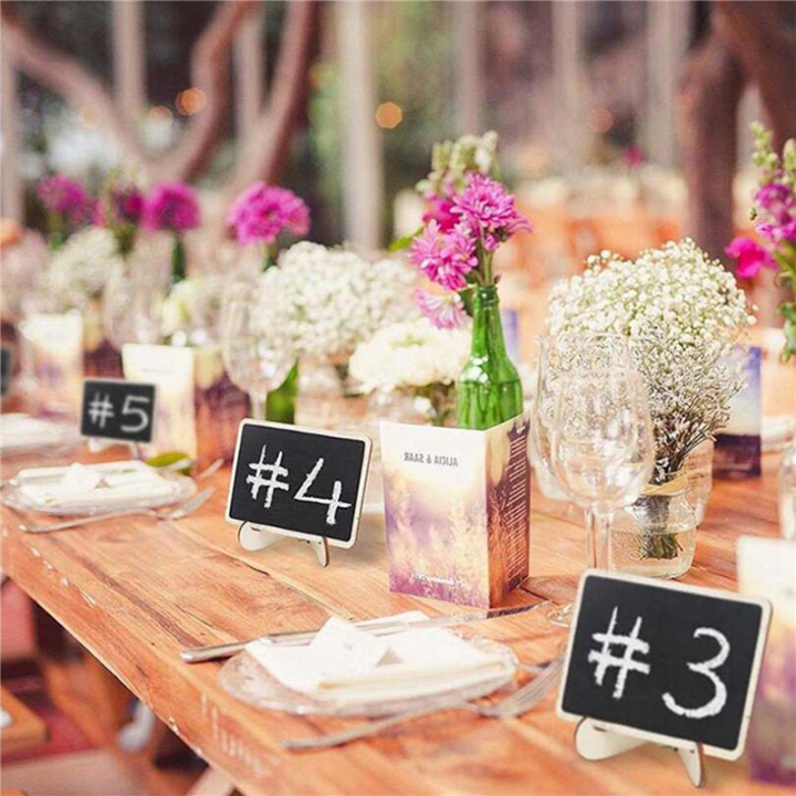 Mini%20Chalkboard%20Label%20Signs,%2040%20Pack%20Framed%20Easel%20Stand%20Wooden%20Blackboard%20for%20Buffet%20Food%20Signs,%20Wedding%20Place%20Cards%20-%20Image%204
