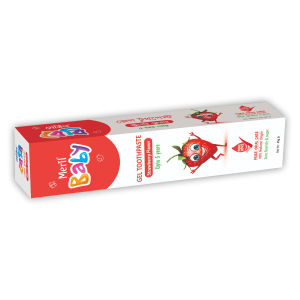 Meril Strawberry Gel Toothpaste For Baby - 45g