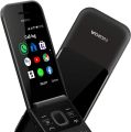 Nokia 2720 Flip (2017) Dual Display Dual Sim Black Colour. 