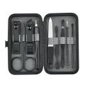 9Pcs Nail Clippers Manicure Set Portable Travel Stainless Steel Nail Cutter Pedicure Tool Kit Fingernail Suit. 