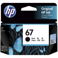 HP 67 Black (3YM56AA) Original Ink Cartridge. 