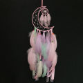 3 Pieces Dream Catcher Moon Sun Star Handmade Traditional Design Dreamcatcher For Wall Hanging Home Decoration. 
