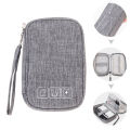Portable Travel Organizer Storage Bags for Data Cable, Mobile, Powerbank,  USB Gadgets, Wires Charger Power Battery Zipper. 