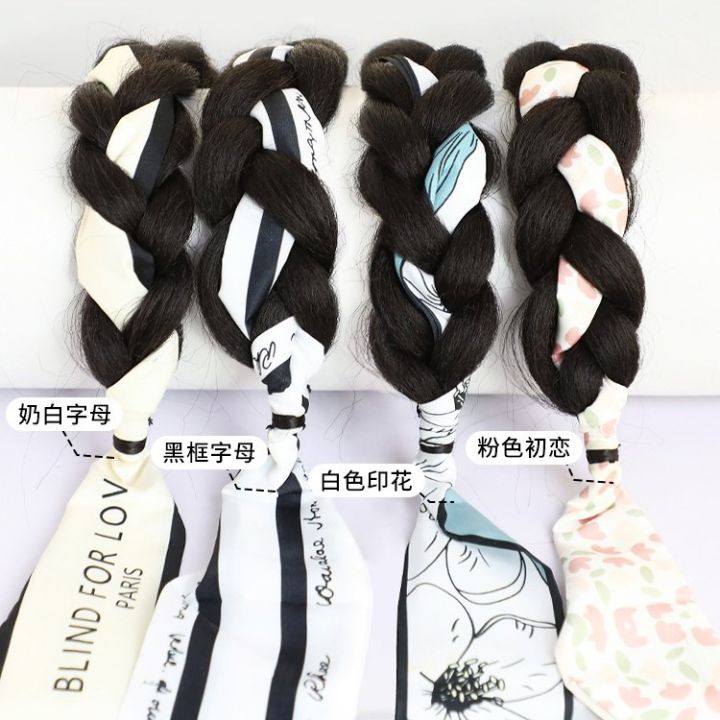 Cloth hair accessories Hair Band Wig Twist Braid Ribbon Increased