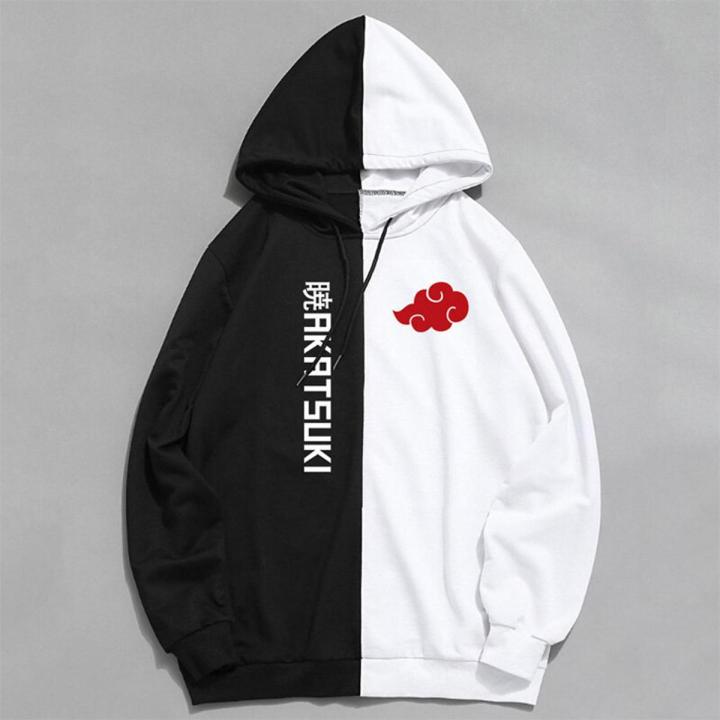 Sale Double Color Hoodie Fashion Akatsuki Print Pullover