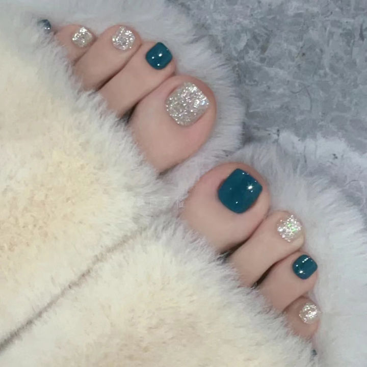 %E3%80%90The%20Edge%20of%20Beauty%E3%80%91New%20UMMER%2024%20Feet%20Nail%20Feet%20Nail%20Tip%20Finihed%20Product%20Wholeale%20Toenail%20Nail%20Patch%20Nail%20ticker%20Fake%20Nail%20Tip%20-%20Image%205