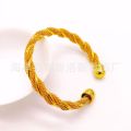 Luo new brass gold plated jewelry opening adjustable women's bracelet new fashion vintage bracelet wedding jewelry men. 