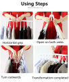 360 degree 8 In 1Multifunction Multi Layer Folding Clothes Hanger.