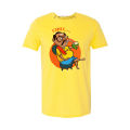 CHILL Cartoon Funny Graphic Printed T-Shirt for Men Half Sleeve Casual Round Neck. Sports & Gym wear T-shirts for Attitude Boys.