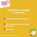 Cow & Gate Banana Porridge Baby Cereal (4-6 Month) - 125gm (UK). 