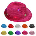 Jazz Hat LED Cap Flashing Cap Jazz Cap Unisex Cap   Hop Cap Party Hat Costumes. 