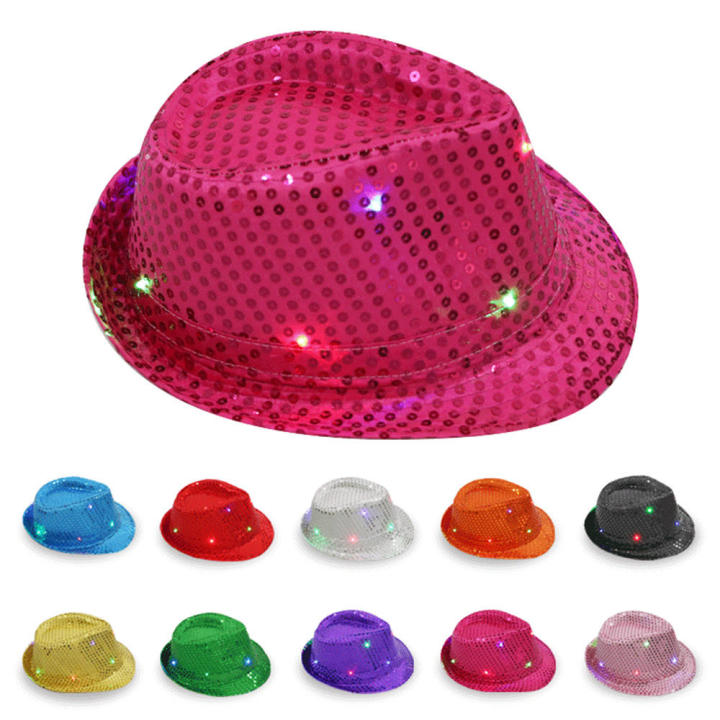 Jazz%20Hat%20LED%20Cap%20Flashing%20Cap%20Jazz%20Cap%20Unisex%20Cap%20%20%20Hop%20Cap%20Party%20Hat%20Costumes%20-%20Image%202