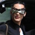 Oversized Futuristic Shield Sunglasses for Women Men Fashion Silver Mask Visor Sun Glasses Female Punk Y2K Eyeglasses. 
