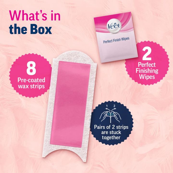 Veet%20Professional%20Normal%20Skin%20Hair%20Removal%20Wax%20Strips%208%20Strips%20-%20Image%204