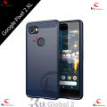 Carbon Fiber Cover For Google Pixel 2 XL / Carbon Fiber Cases Luxury Stylish Rubber Silicone Armor Designed Shockproof Flexible.