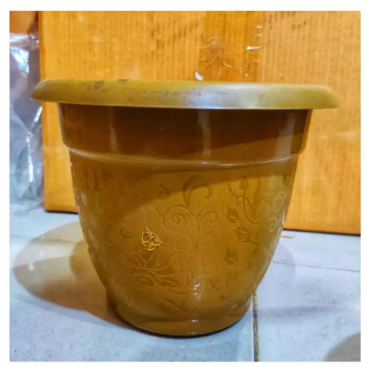 3Pis Combo Plastic Flower Pot 8inch Size