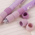 4pcs/lot Creative Sponge Grip Press Gel Pen Cute 0.5mm Black Ink Neutral Pens For Writing Office School Supplies.