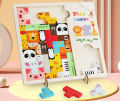 Wooden Tetris vs. Toddler Puzzle Puzzle Toys for Young Children to Develop Baby Shapes, Building Blocks, Puzzles, and Toys.
