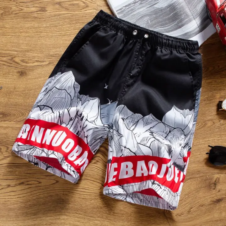 Beach%20Pants%20Men's%20Quick-Drying%20Soakable%20Large%20Size%20Loose%20Swimming%20Trunks%20Anti-Embarrassment%20Hot%20Spring%20Seaside%20Casual%20Swimming%20Shorts%20-%20Image%207