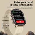 Smart Watch QX11 Men 1.96inch HD Large Screen Bluetooth Call Music SOS Voice Assistant Women Sports Fitness Tracker Smartwatch. 
