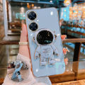 New Phone Case For Huawei Nova 11i Cover Astronaut Holder Stand Fashion Soft Silicone For Huawei Nova 11i Case.