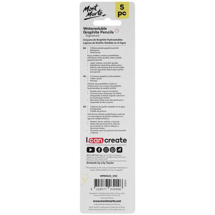Mont%20Marte%20Watersoluble%20Graphite%20Pencil%20Set%205pc%20-%20Image%202