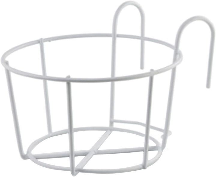Iron%20Hanging%208%20Inchi%20Flower%20Pot%20Holder%20Balcony%20Flower%20Pot%20Holder%20Round%20Metal%20Planter%20for%20Indoor%20Outdoor%20Garden%20Patio%20Fence%20-%20Image%205