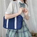 Japanese Student Bags JK Handbag Travel Bag Women Shoulder Satchel Bags Solid Color High School Students Bookbags messenger bag. 