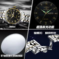 Louis Vance Swiss brand new men's quartz watch waterproof luminous calendar Korean luxury watch Tiktok.
