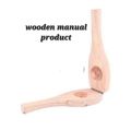 Durable and Portable Wooden Lemon Squier/Juicers, Crusher, Juice Squiizer, Lemon Mix 1 Piece for Home and Kitchen. 