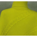 High Neck Fringe Poncho Sweater for Women, Acrylic Wool, Free Size, Multiple Colors Available. 