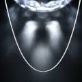 10pcs 925 sterling silver fine 1MM snake chain necklace for women man 16-30inches fashion party wedding Jewelry gifts. 