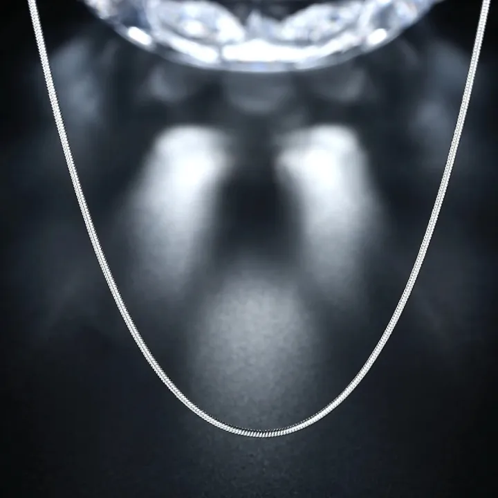 10pcs%20925%20sterling%20silver%20fine%201MM%20snake%20chain%20necklace%20for%20women%20man%2016-30inches%20fashion%20party%20wedding%20Jewelry%20gifts%20-%20Image%205