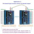 NXFDSIOZ 3X DC 12V 24V 16 Input 16 Output RS485 Remote Control Switch PLC IO Expansion Board Modbus RTU Module, Only Board. 